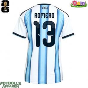 Argentina Cristian Romero #13 Hemmatröja Kvinnor VM 2026 Kortärmad